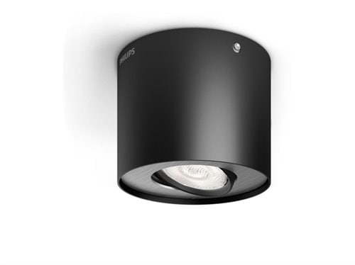 Philips Musta LED-downlight-valaisin Phase – kuva 7/8