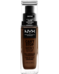 NYX Professional Makeup Cant Stop Wont Stop Foundation 23 Chestnut