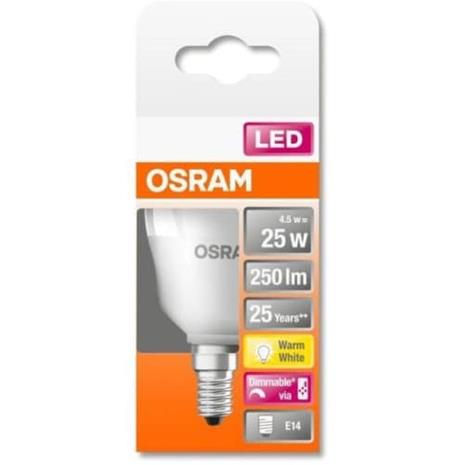 OSRAM OSRAM-LED-lamppu E14 4,5W Star+pisara Remote matta