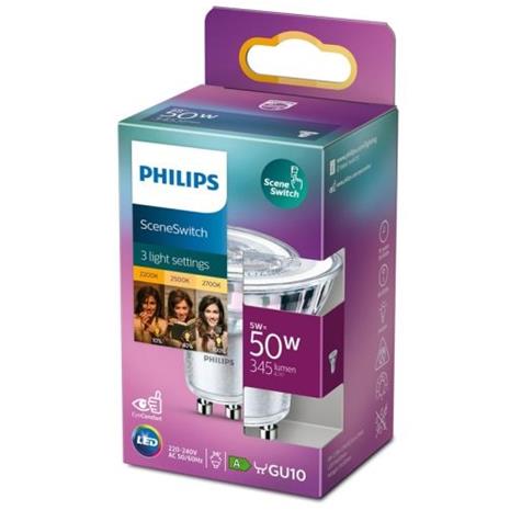 Lamppu LED 5,5W Sceneswitch (345lm) GU10 - Philips – kuva 8/8