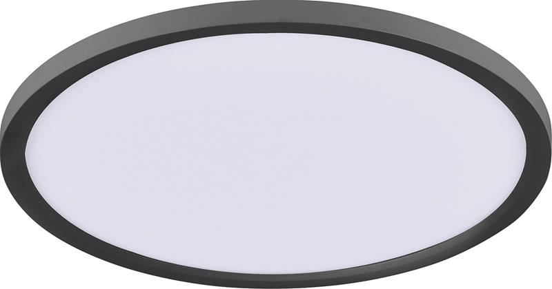 LED-paneeli Flat Musta Pyöreä – kuva 2/4