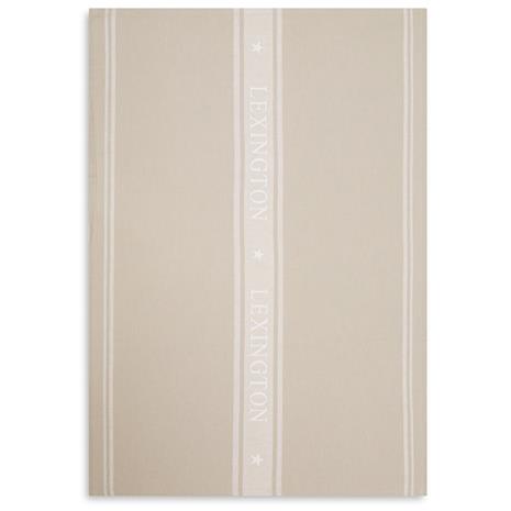 Lexington Icons Star -keittiöpyyhe 50 x 70 cm Beige-white