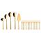 Aida Raw Serving Set 17 Pieces, Gold – kuva 1