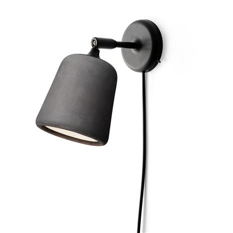 Material Seinävalaisin Dark Grey Concrete - New Works