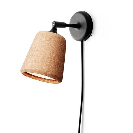 Material Seinävalaisin Natural Cork - New Works