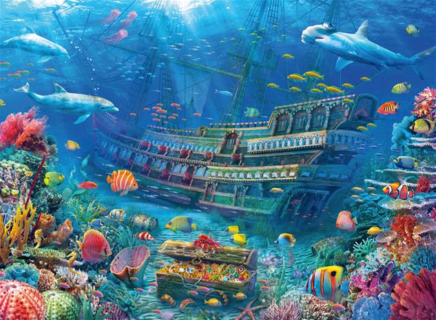Ravensburger Palapeli Underwater Discovery 200 – kuva 1/8
