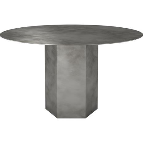 Gubi Epic Coffee Table ä˜130 Steel, Misty Grey – kuva 1/8