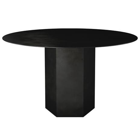 Gubi Epic Coffee Table ä˜130 Steel, Midnight Black