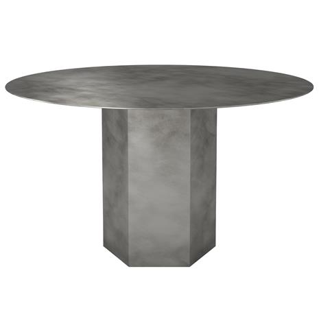 Gubi Epic Coffee Table ä˜130 Steel, Misty Grey – kuva 5/8