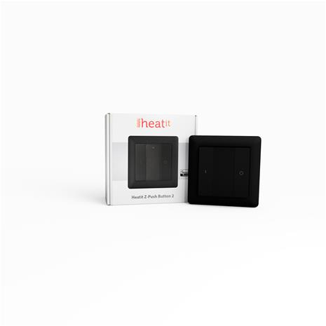 Heatit Z-Push Button 2 Black (4512680), katkaisin – kuva 5/8