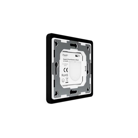 Heatit Z-Push Button 2 Black (4512680), katkaisin – kuva 7/8
