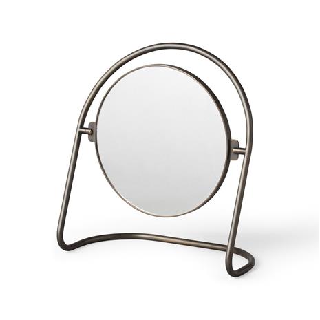Nimbus Mirror Table Bronzed Brass - Menu