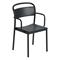 Muuto Linear Steel, tuoli käsinojilla – kuva 1