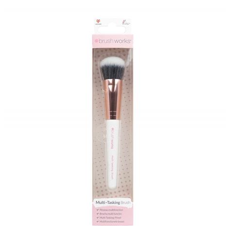 brushworks Multi Tasking Brush - White/Gold