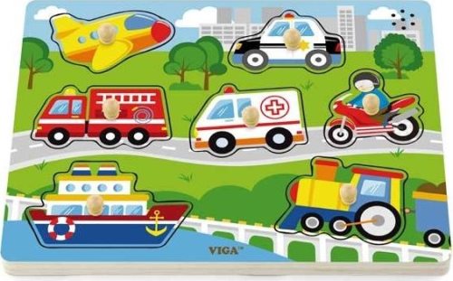 Viga Toys Liikenne-äänipalapeli