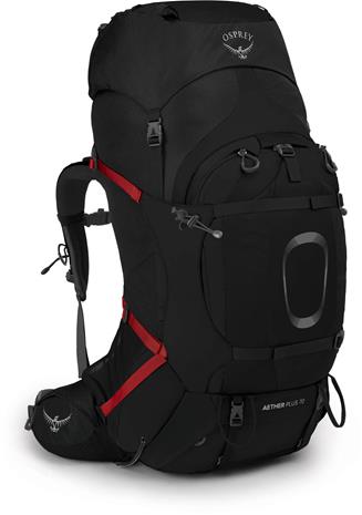Osprey Aether Plus 70 - Reppu - Musta - S / M