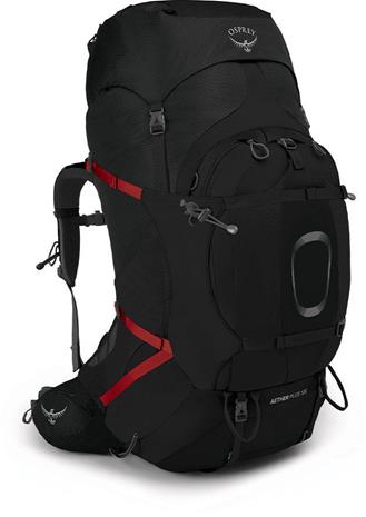 Osprey Aether Plus 100 - Reppu - Musta - S / M