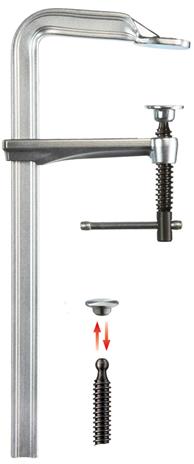 Bessey GZ80K Ruuvipuristin 800 mm