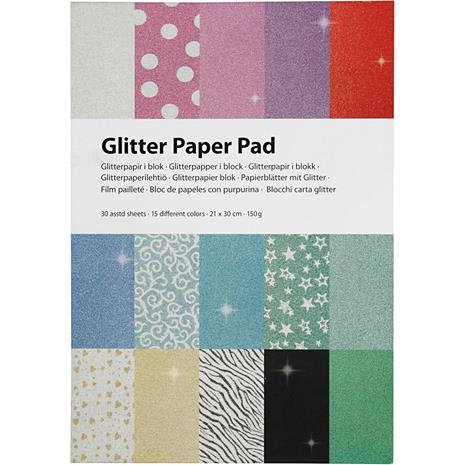 CC A4 glitterpaperilehtiö – kuva 1/7
