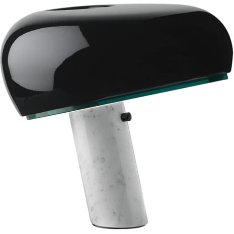 Flos Snoopy Pöytävalaisin Musta/Marmori