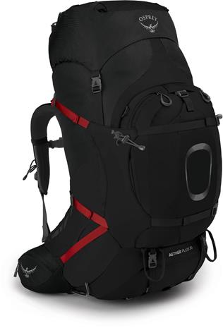 Osprey Aether Plus 85 - Reppu - Musta - S / M