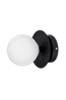 Globen Lighting Art Deco IP Wall Lamp/Ceiling Lamp, White/Black