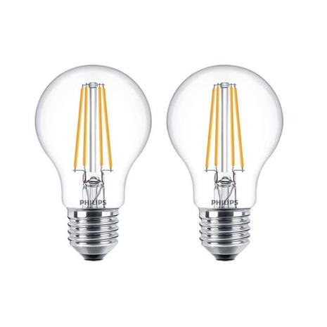 Philips 60W E27 Warm white, 2 pcs, 929001387368