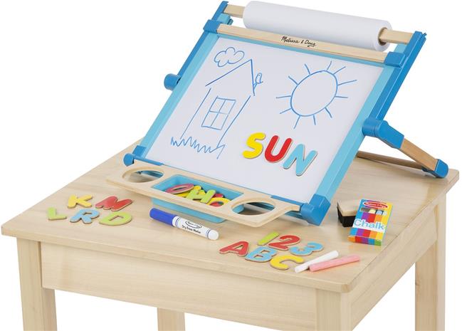 Melissa & Doug - Wooden Double-Sided Tabletop Easel (12790)