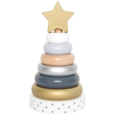 Jabadabado Stacking Toy, Silver
