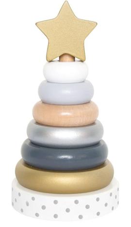 Jabadabado Stacking Toy, Silver