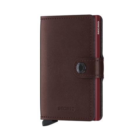 Secrid Metallic Miniwallet -lompakko, viininpunainen