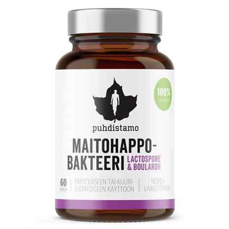 Puhdistamo Maitohappobakteeri + Boulardii ravintolisä