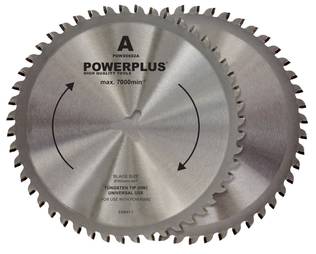 Powerplus 2kpl 160mm 48t pyörösahan varaterä