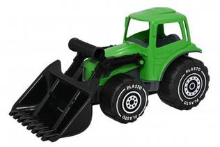 Plasto- kauhatraktori 32 cm, vihreä