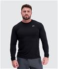 GYMNATION Miesten pitkähihainen treenipaita, Black / M