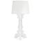 Kartell Bourgie Table Lamp, Matte white – kuva 1