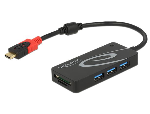 Delock 3-porttinen USB 3.1 Gen 1 hubi