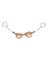 Smallstuff - Stroller Chain Knittet - Soft Rose Ballerina – kuva 1