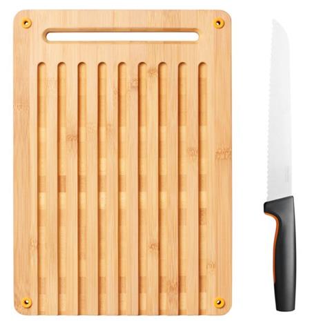 Fiskars Functional Form leipälauta ja veitsi
