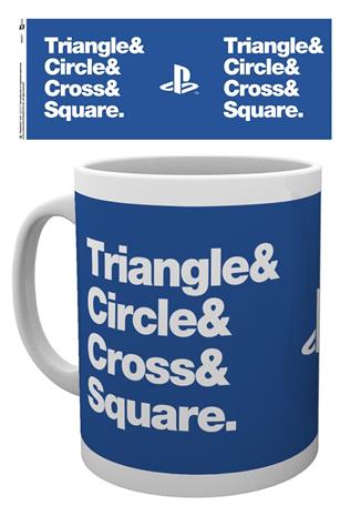 Mug - Games - Playstation Circle Square Cross Triangle - Merchandise