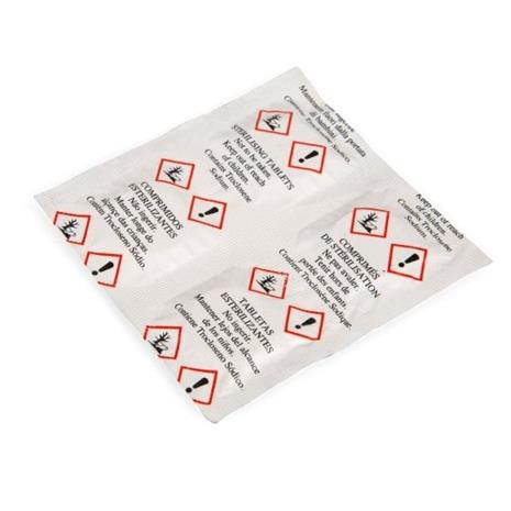 Chlorine tablets
