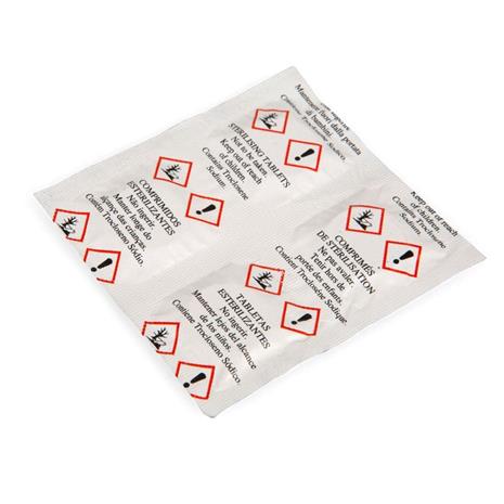 Chlorine tablets