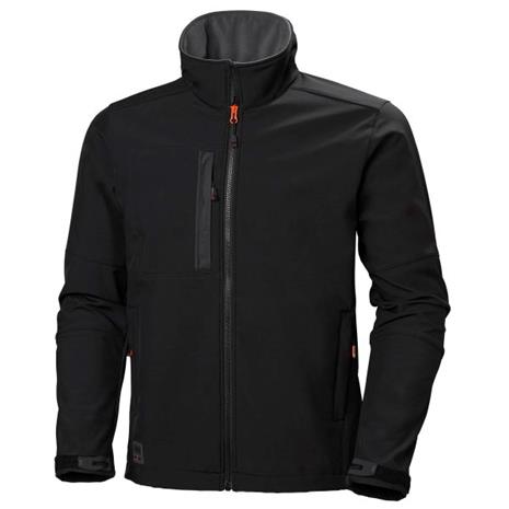 H/H Workwear Kensington Softshelltakki musta M – kuva 1/8