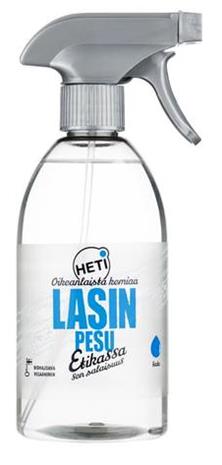 Heti 500 ml lasinpesu