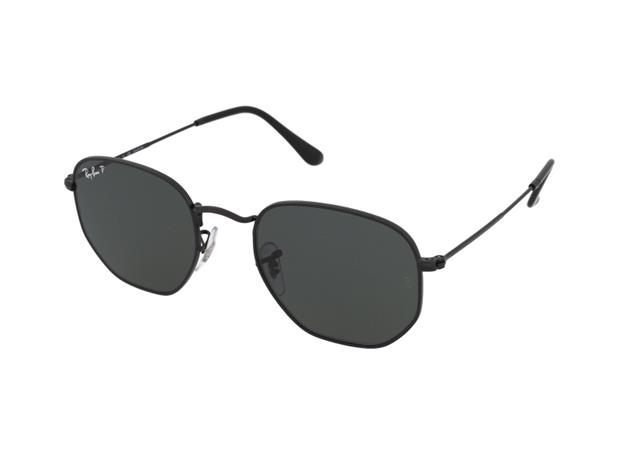 RAY-BAN Hexagonal Black - Aurinkolasit - Polar Green - 54