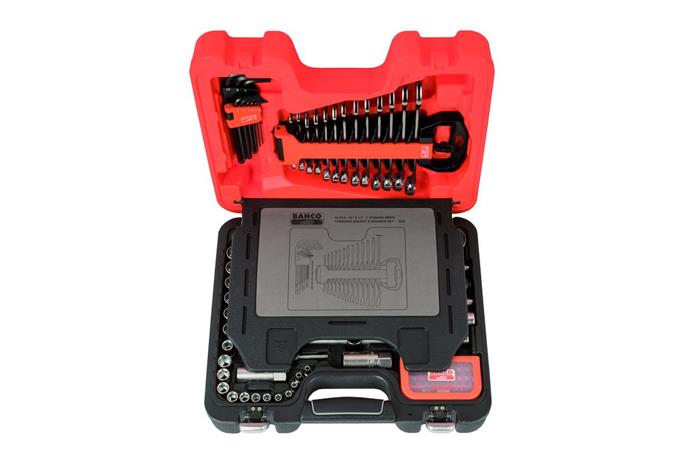 Bahco S95 Hylsysarja 95 osaa, 1/4â€, 1/2â€