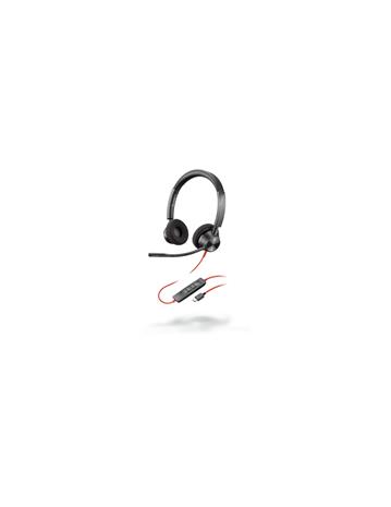 HP Poly Blackwire 3320 MS Stereo (76J19AA / 214013-01) USB-C, kuulokemikrofoni