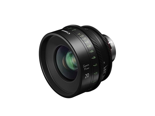 Canon CN-E 20mm T1.5 FP X PL, objektiivi