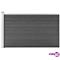 vidaXL Aitapaneeli WPC 175x105 cm musta – kuva 2
