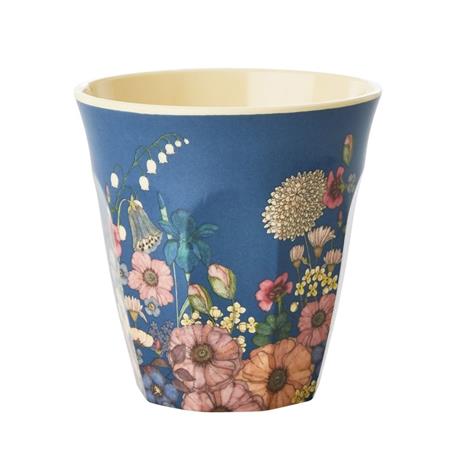 RICE Melamine Cup Medium, Flower Collage
